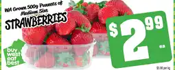 Farmer Jack's Strawberries offer