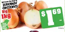 Farmer Jack's Brown onions offer