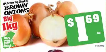 Farmer Jack's Brown onions offer