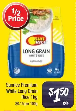 Farmer Jack's Sunrice premium white long grai rice offer