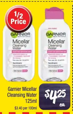 Farmer Jack's Garnier micellar cleansing water offer