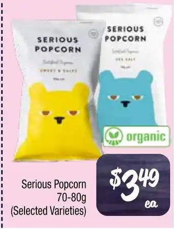 Farmer Jack's Serious popcorn offer