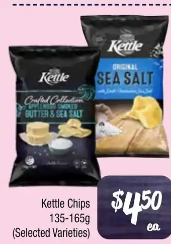 Farmer Jack's Kettle chips offer