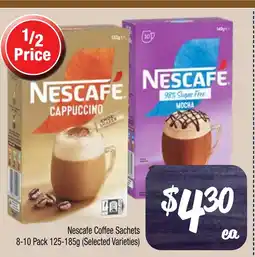 Farmer Jack's Nescafe Coffee Sachets offer