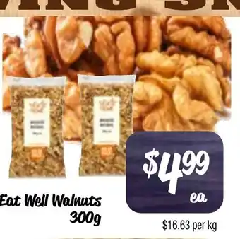 Farmer Jack's Eat well walnuts offer