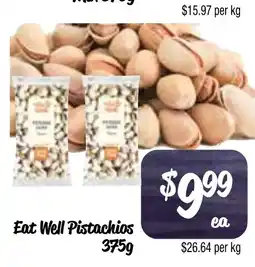 Farmer Jack's Eat Well Pistachios offer