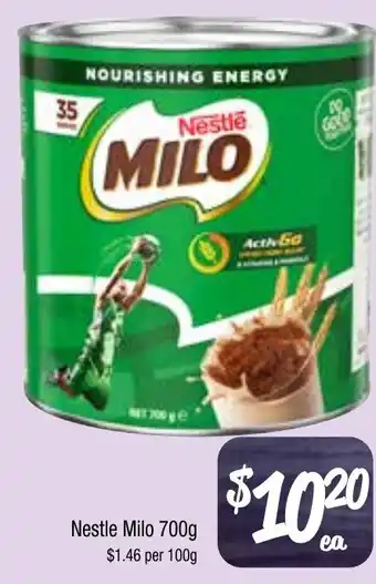 Farmer Jack's Milo offer