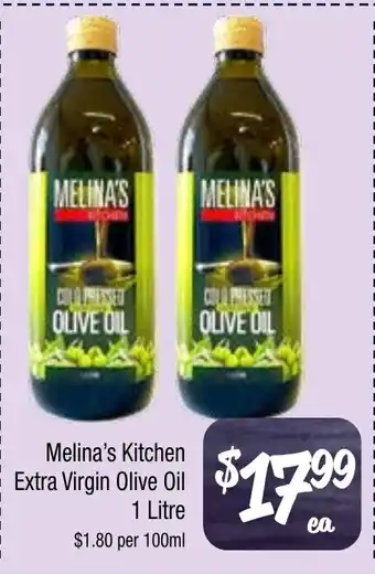 Farmer Jack's Melina's kitchen extra virgin olive oil offer