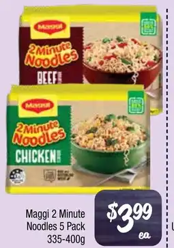 Farmer Jack's Maggi 2 minute noodles offer