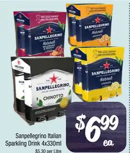 Farmer Jack's Sanpellegrino italian sparkling drink offer