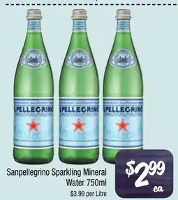 Farmer Jack's Sanpellegrino Sparkling Mineral offer