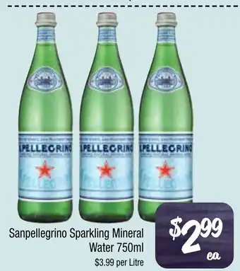 Farmer Jack's Sanpellegrino Sparkling Mineral offer