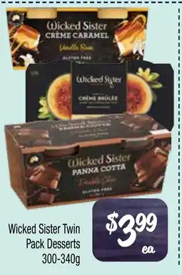 Farmer Jack's Wicked sister twin pack desserts offer