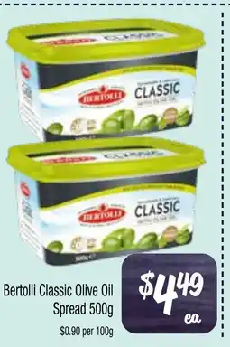 Farmer Jack's Bertolli classic olive oil spread offer