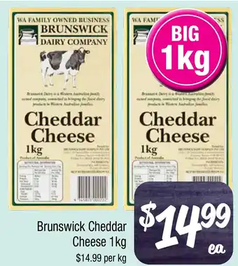 Farmer Jack's Brunswick cheddar cheese offer