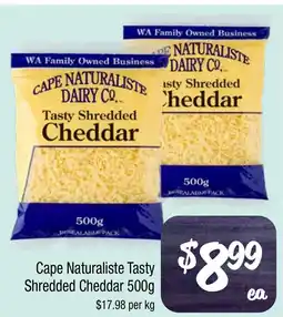 Farmer Jack's Cape naturaliste tasty shredded cheddar offer