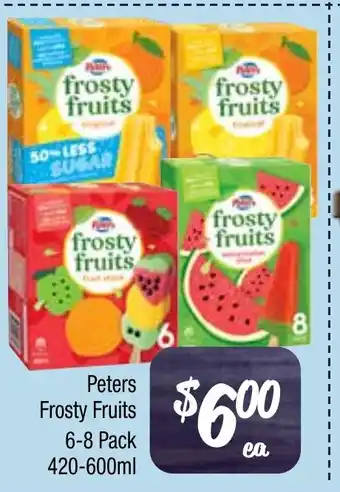 Farmer Jack's Frosty Fruits offer