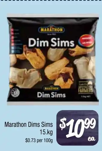 Farmer Jack's Marathon Dims Sims offer