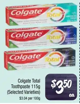 Farmer Jack's Colgate total toothpaste offer