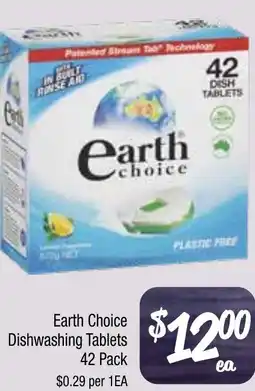 Farmer Jack's Earth Choice Dishwashing Tablets offer