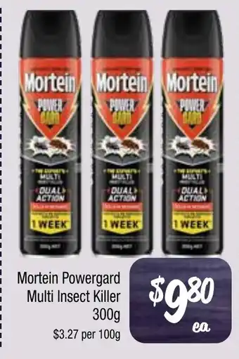 Farmer Jack's Mortein powergard multi insect killer offer