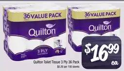 Farmer Jack's Quilton toilet tissue 3 ply offer