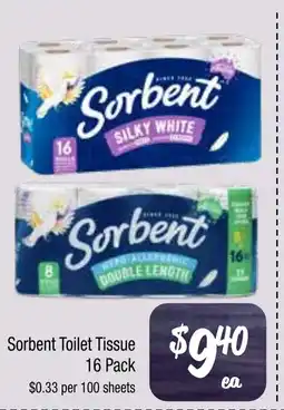 Farmer Jack's Sorbent toilet tissue offer