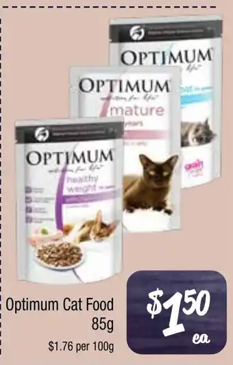 Farmer Jack's Optimum Cat Food offer