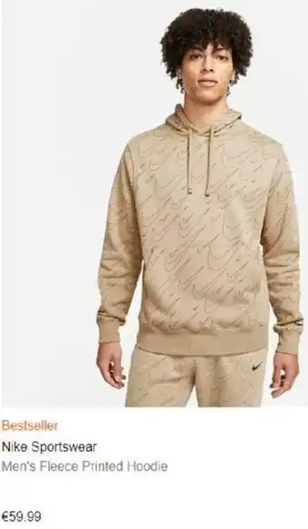 Nike Nike Sportswear Men's Fleece Printed Hoodie offer