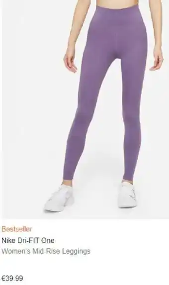 Nike Dri-FIT One Women's Mid-Rise Leggings