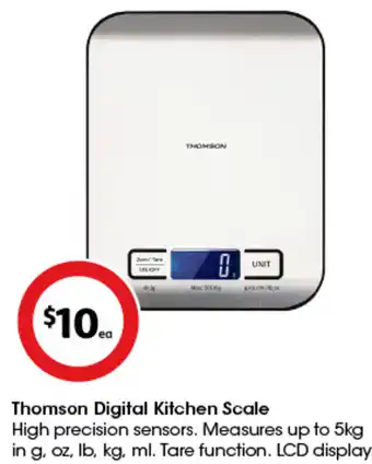 Coles Thomson Digital Kitchen Scale offer