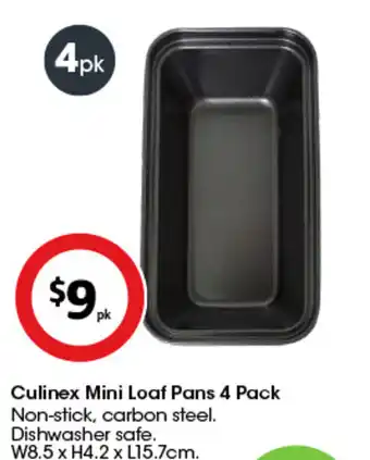 Coles Culinex Mini Loaf Pans offer