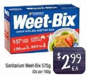 Foodworks Sanitarium Weet-Bix 575g offer