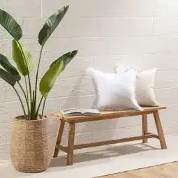 Pillow Talk Ward Recycled Teak Bench by M.U.S.E offer