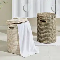 Pillow Talk Rattan Laundry Hamper by M.U.S.E offer