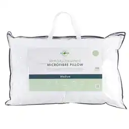 Pillow Talk Hypoallergenic Microfibre Medium Pillow by Greenfirst offer