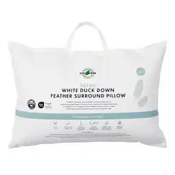 Pillow Talk 50/50 Duck Down Feather Surround Pillow by Greenfirst offer