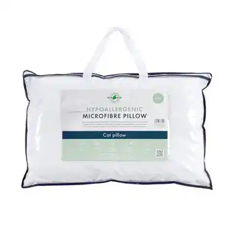 Pillow Talk Hypoallergenic Microfibre Cot Pillow by Greenfirst offer