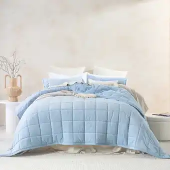 Pillow Talk Harley Corduroy Comforter Set by Habitat offer