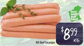 WA Beef Sausages
