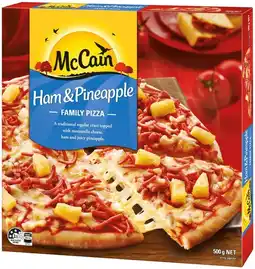 IGA McCain Family Pizza 490‑500g Selected Varieties offer