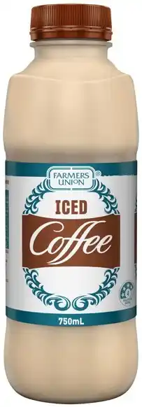 IGA Farmers Union Iced Coffee 750mL Selected Varieties offer