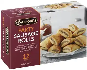 IGA Balfours Party Sausage Rolls 12 Pack offer