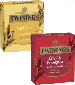 IGA Twinings Tea Bags 80‑100 Pack Selected Varieties offer