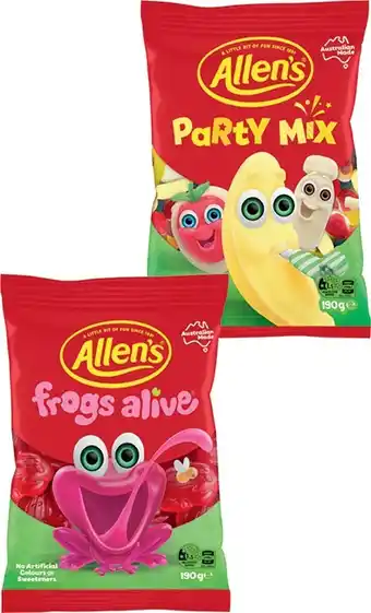 IGA Allen’s Medium Bag 140‑200g Selected Varieties offer