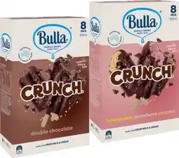 IGA Bulla Ice Cream Sticks 8 Pack or Frozen Yoghurt 8-14 Pack Selected Varieties offer