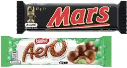 IGA Mars 44‑56g, Nestlé 35‑50g Medium Bars or M&M’s 35‑49g Selected Varieties offer