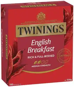 IGA Twinings Tea Bags 80-100 Pack Selected Varieties offer