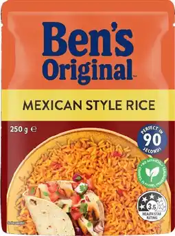 IGA Ben’s Original Rice 240‑250g Selected Varieties offer