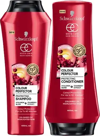 IGA Schwarzkopf Extra Care Hair Repair Shampoo or Conditioner 400mL Selected Varieties offer